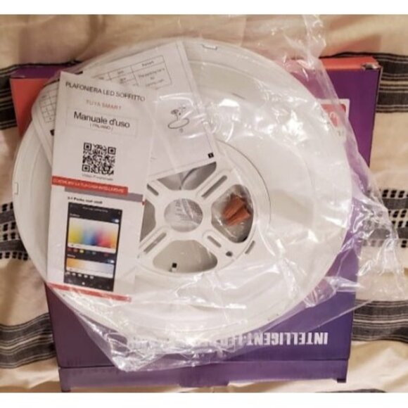 New Smart Led Ceiling Light Flush Mount, 12 Inch 24W Ceiling Light - Picture 2 of 2